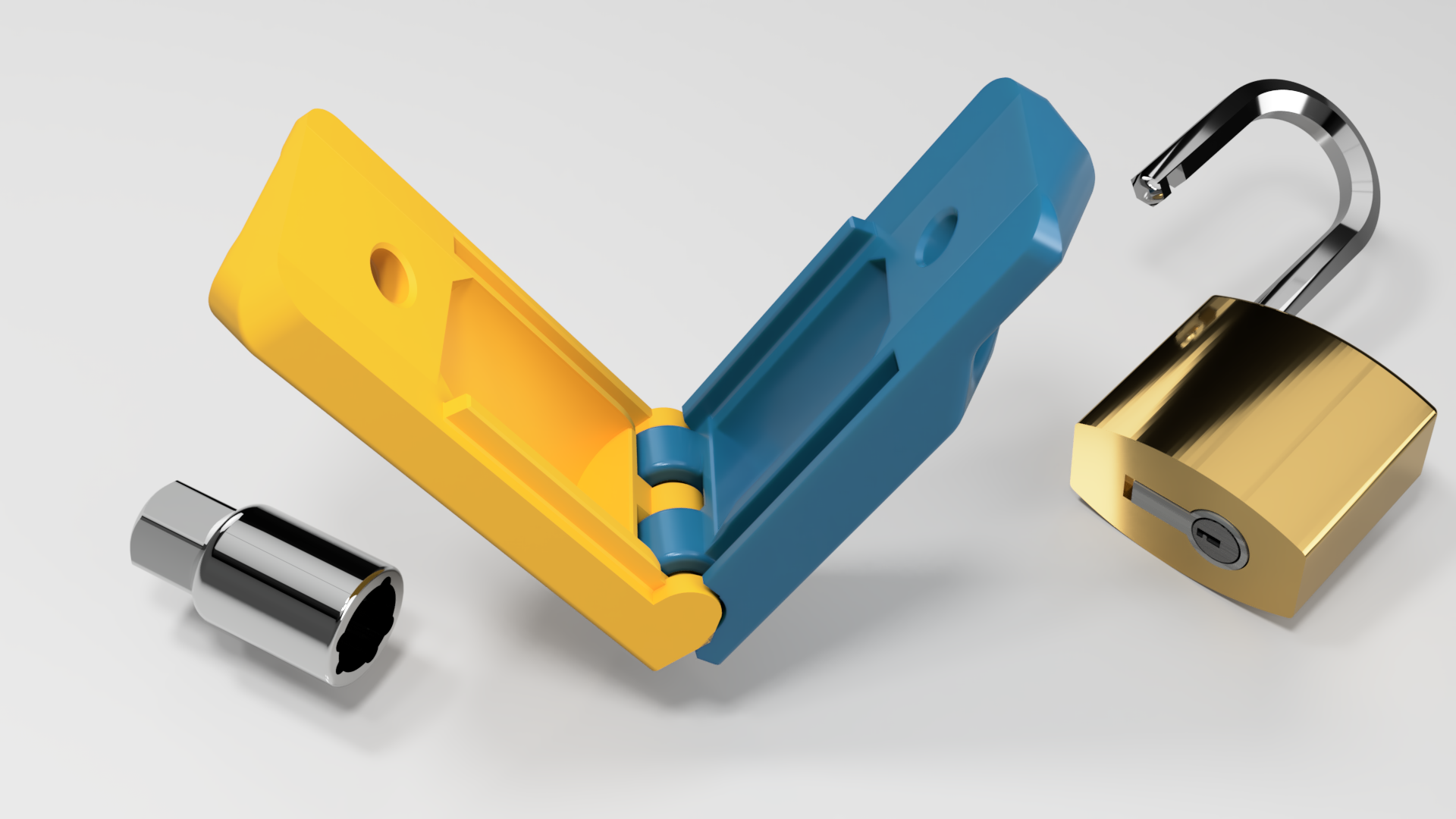 Wheel Lugnut Lock Security Box by Brian Bu Download free STL model