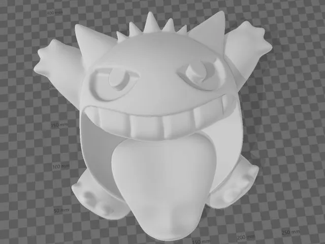 Gengar Halloween Candy Bowl Decor