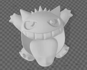 Gigantamax Gengar (Pokemon) キョダイマックス ゲンガー by Jangy, Download free STL  model