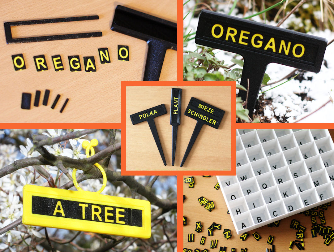 Modular Tagging System - For Plants, Boxes, Drawers, ...