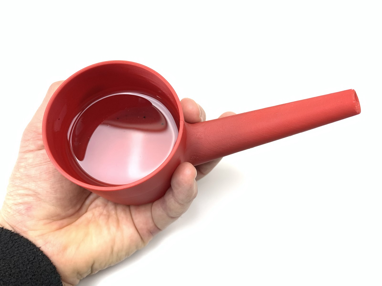 Palm sized watering can