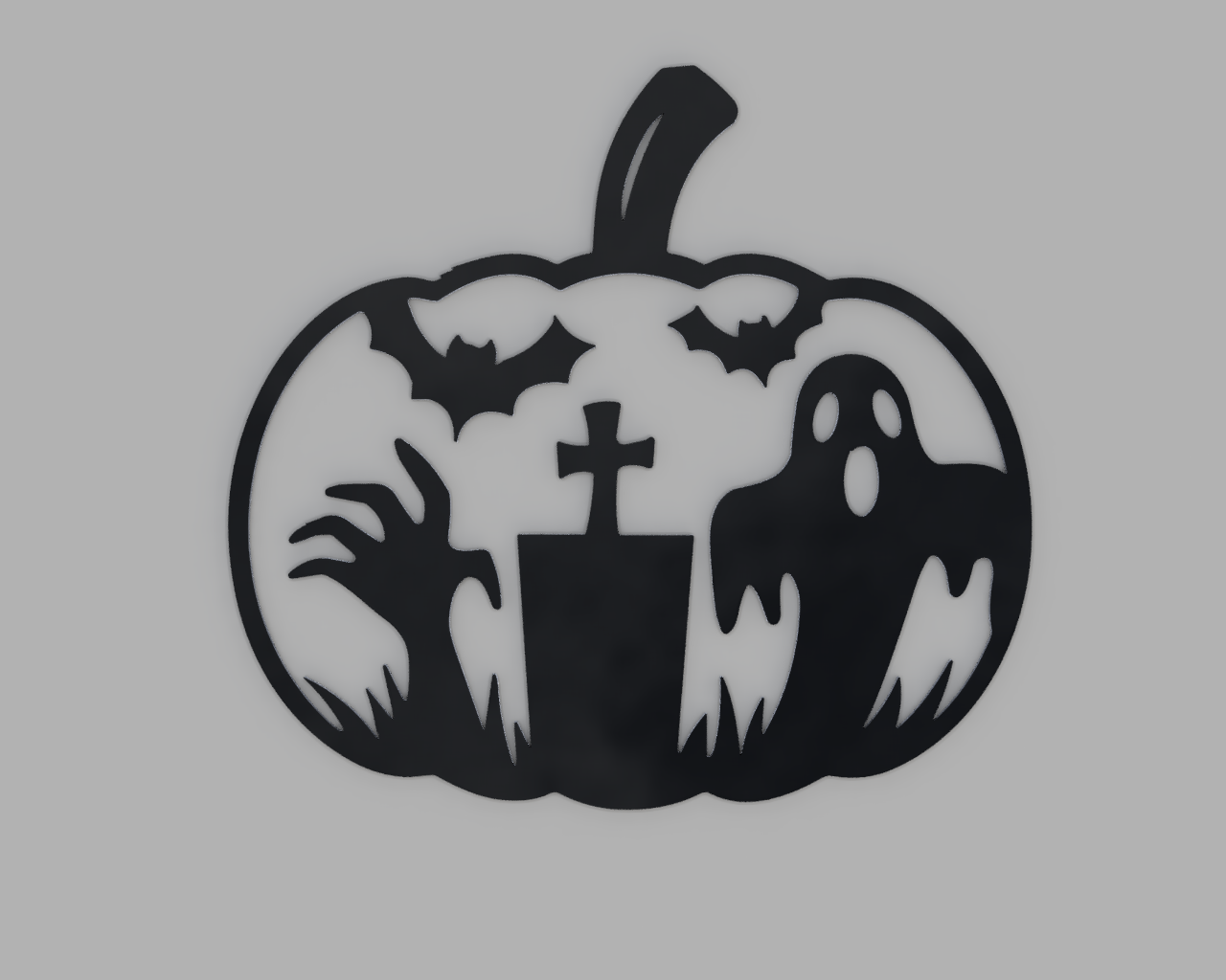 Graveyard Ghost Pumpkin
