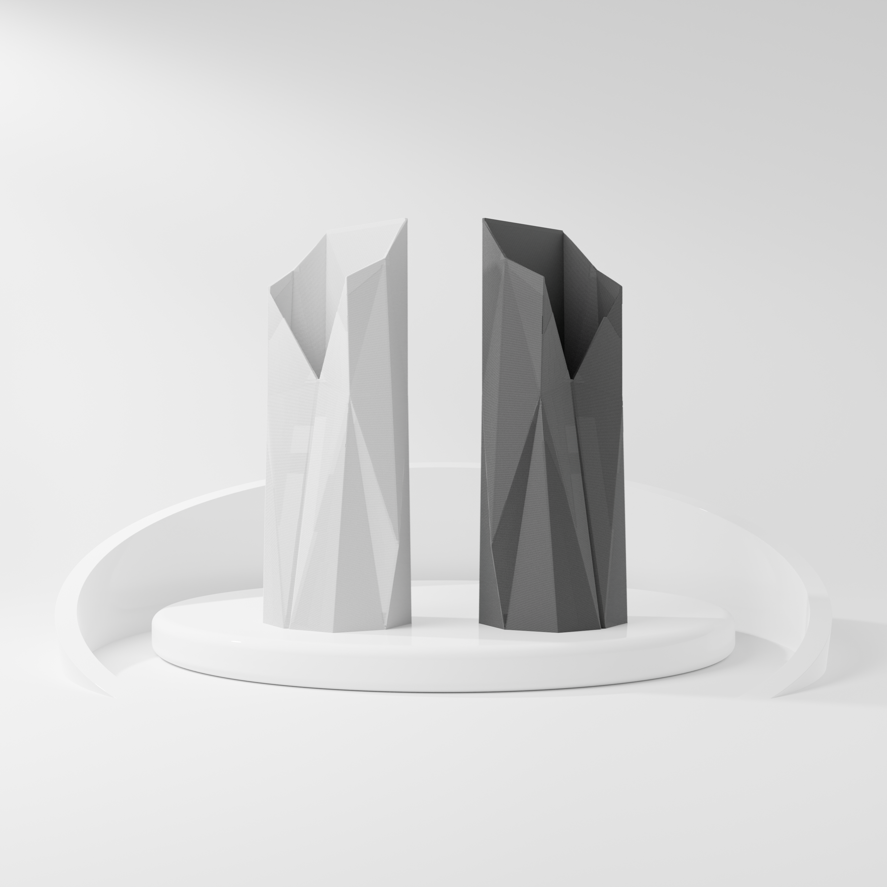 Geometric Vase. Stong with modern clean design.