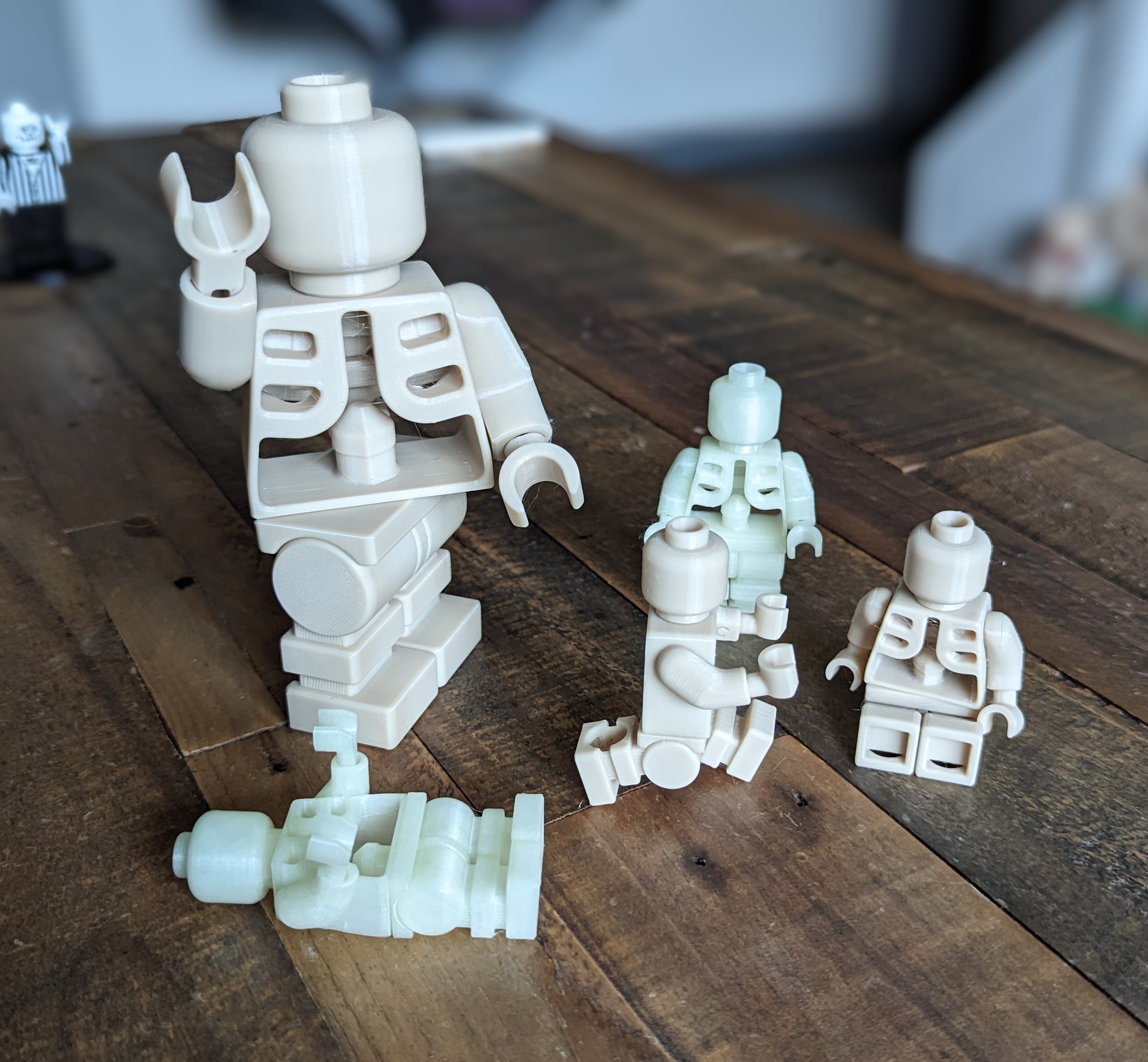 Skeleton moveable figure