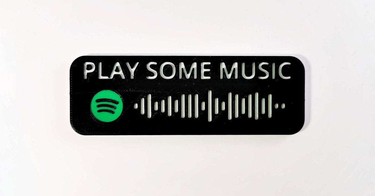 Spotify Code Wall Ornament with Custom Code by ncsandor | Download free ...