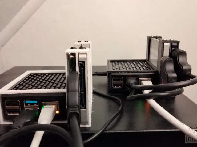 Raspberry Pi 4 SSD Case for 1, 2 & 4 SSD Slots