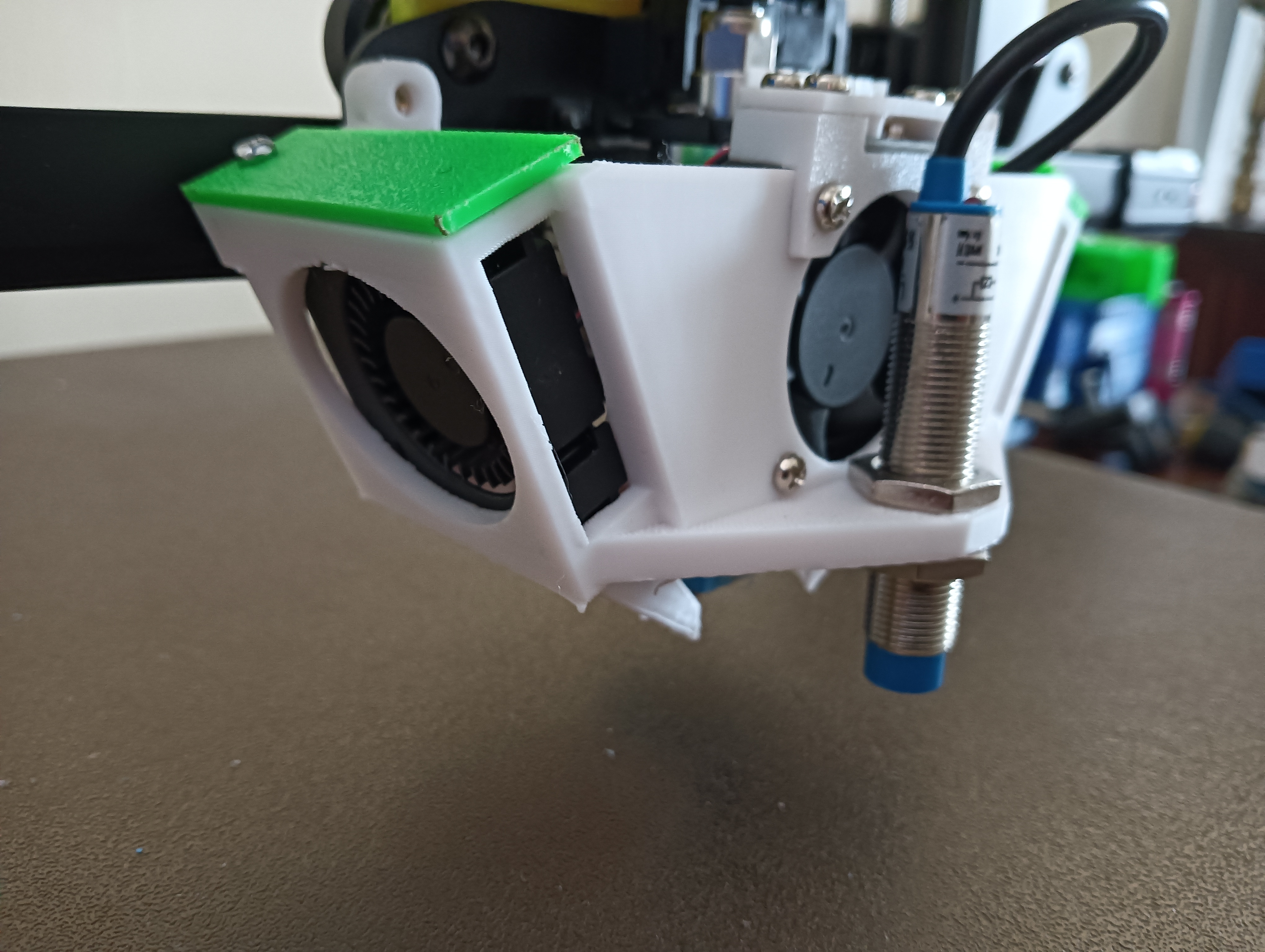 kobra max inductive sensor hotend cover anycubic