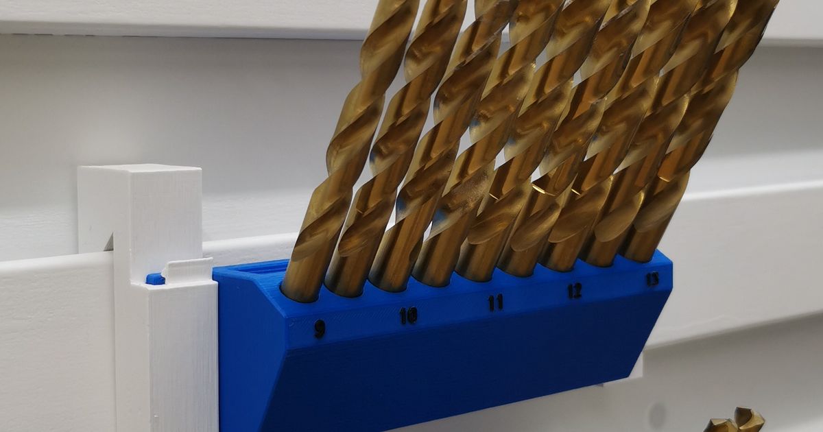 french cleat adapter for drill bit holder 9 13 (origin from sky) by