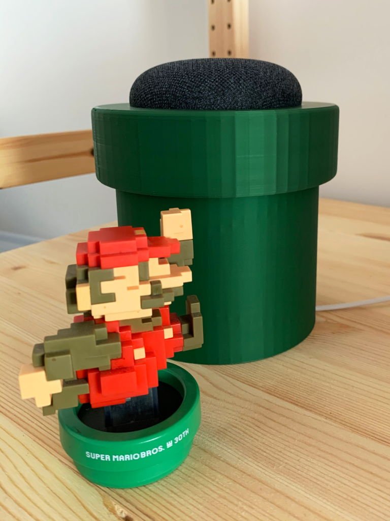 Google Mini - Mario warp pipe edition