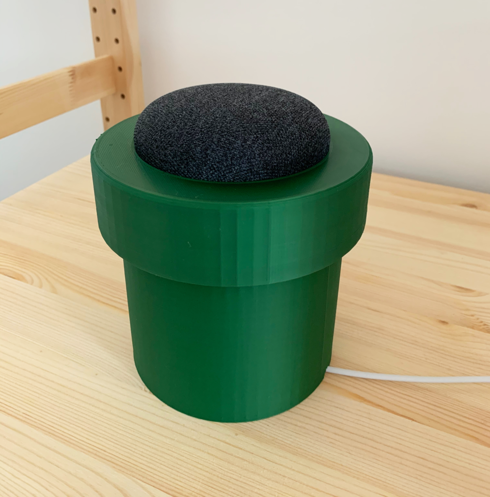 Google Mini - Mario warp pipe edition by injectx | Download free STL ...