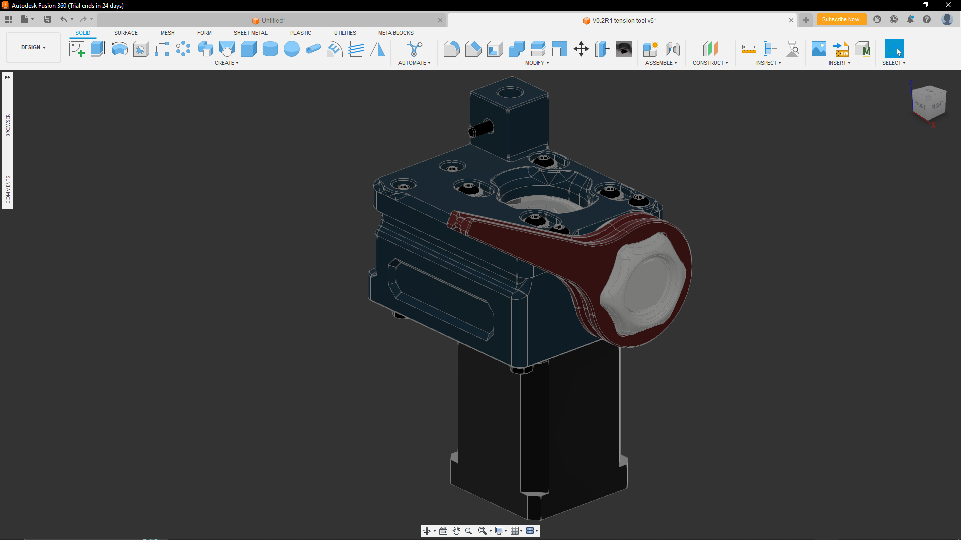 Voron 0 / 0.1 / 0.2 (R1) Belt tension tool by driftrotor Download