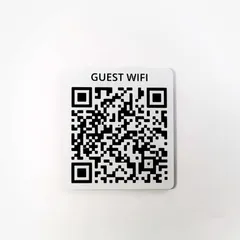 QR-code WIFI password (rickroll) by Boogie