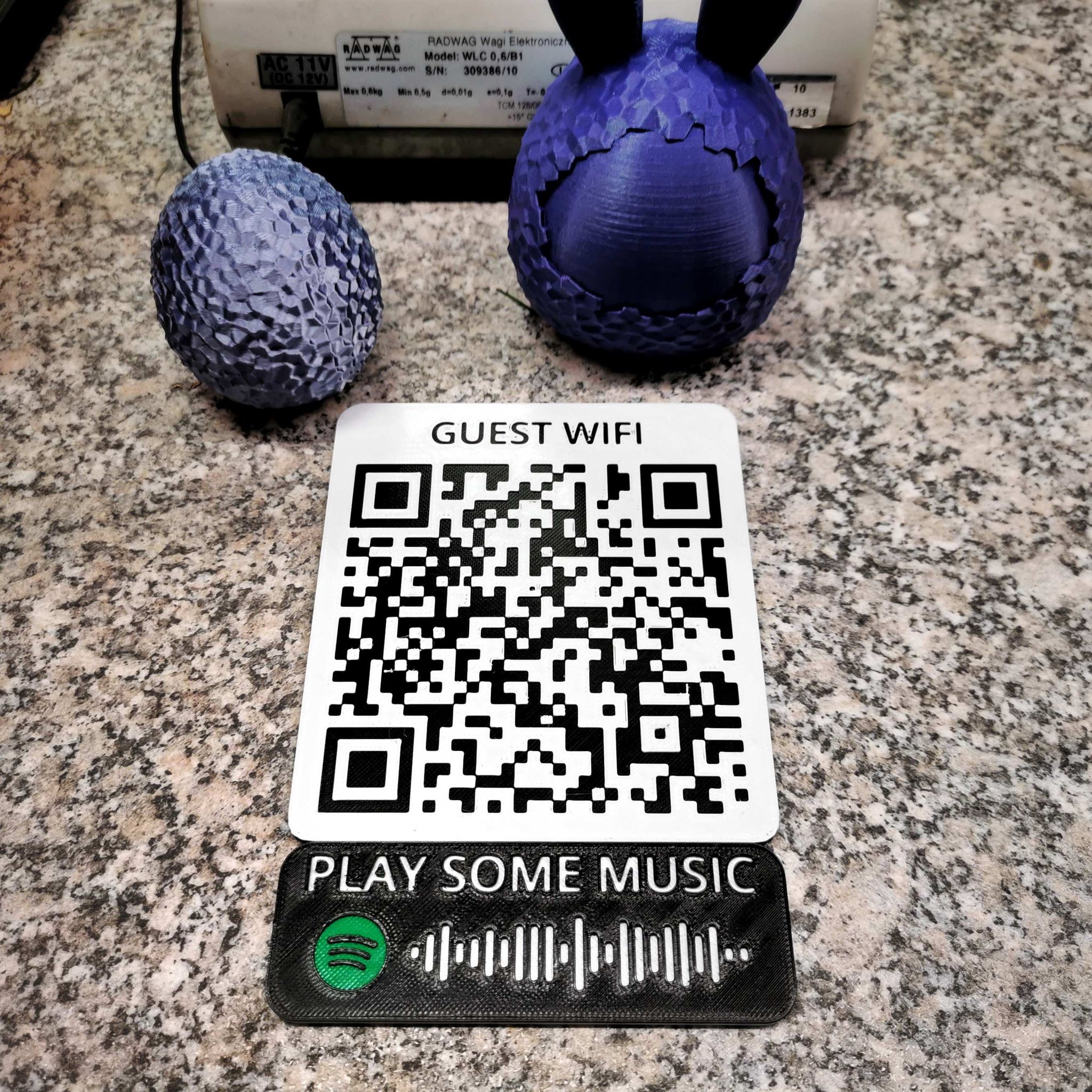 rickroll free wifi QR code by Theo, Download free STL model