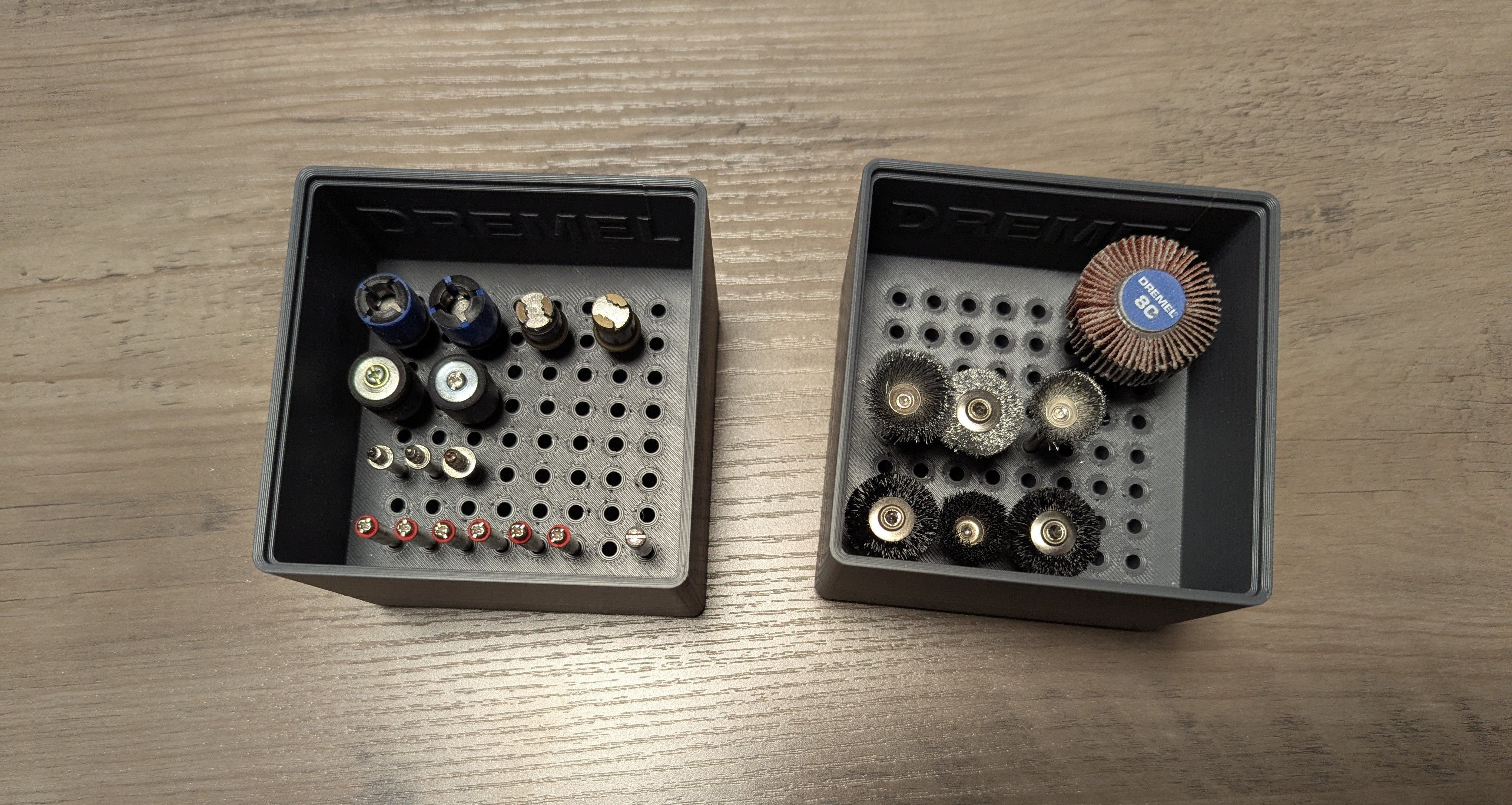 Gridfinity stackable bins for Dremel tools and accessories — thumbnail 4