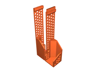 Build Plate Rack (wall mount) by commodore64 | Download free STL model ...