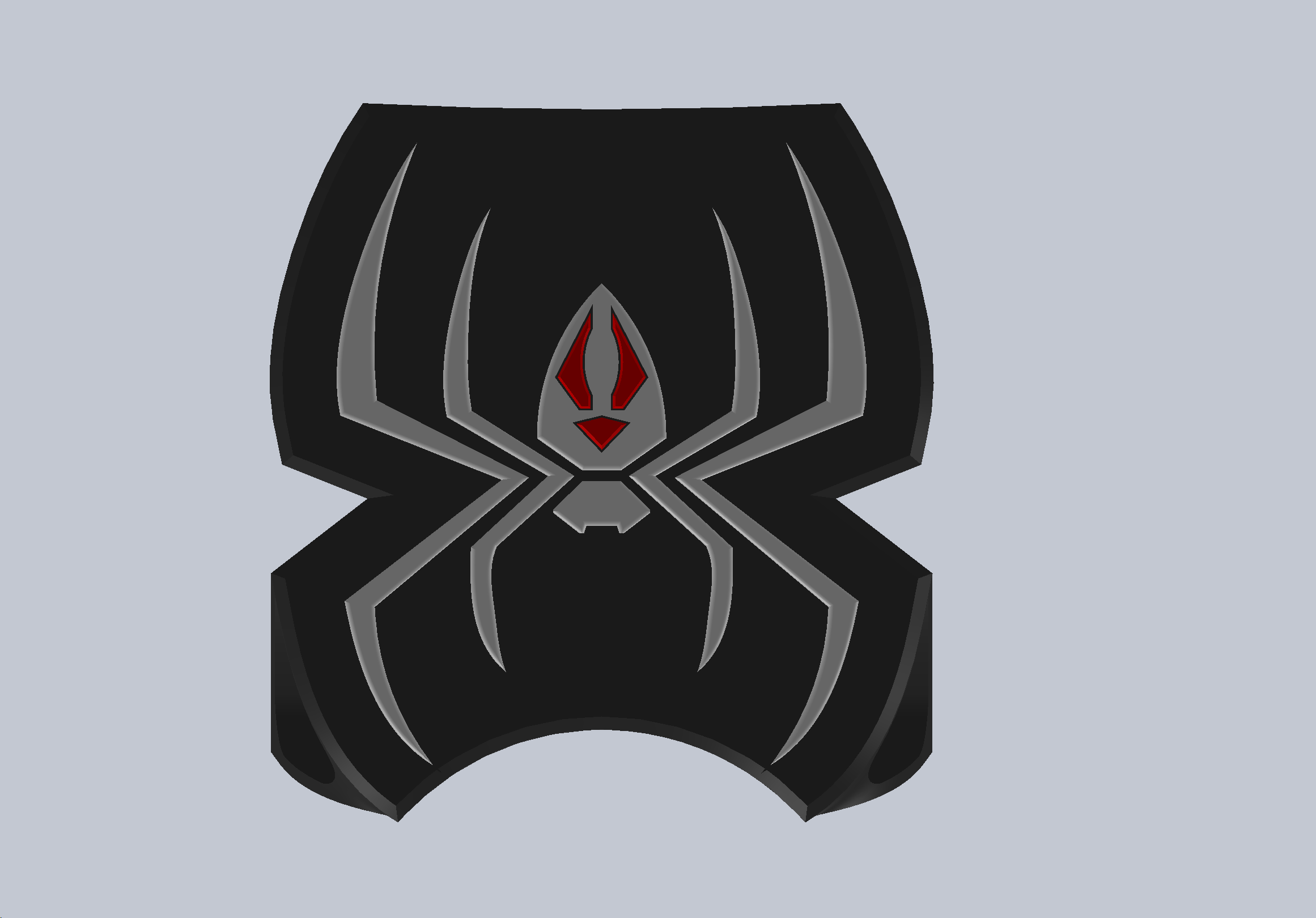 Spiderman Logo by Daniel Labunski | Download free STL model