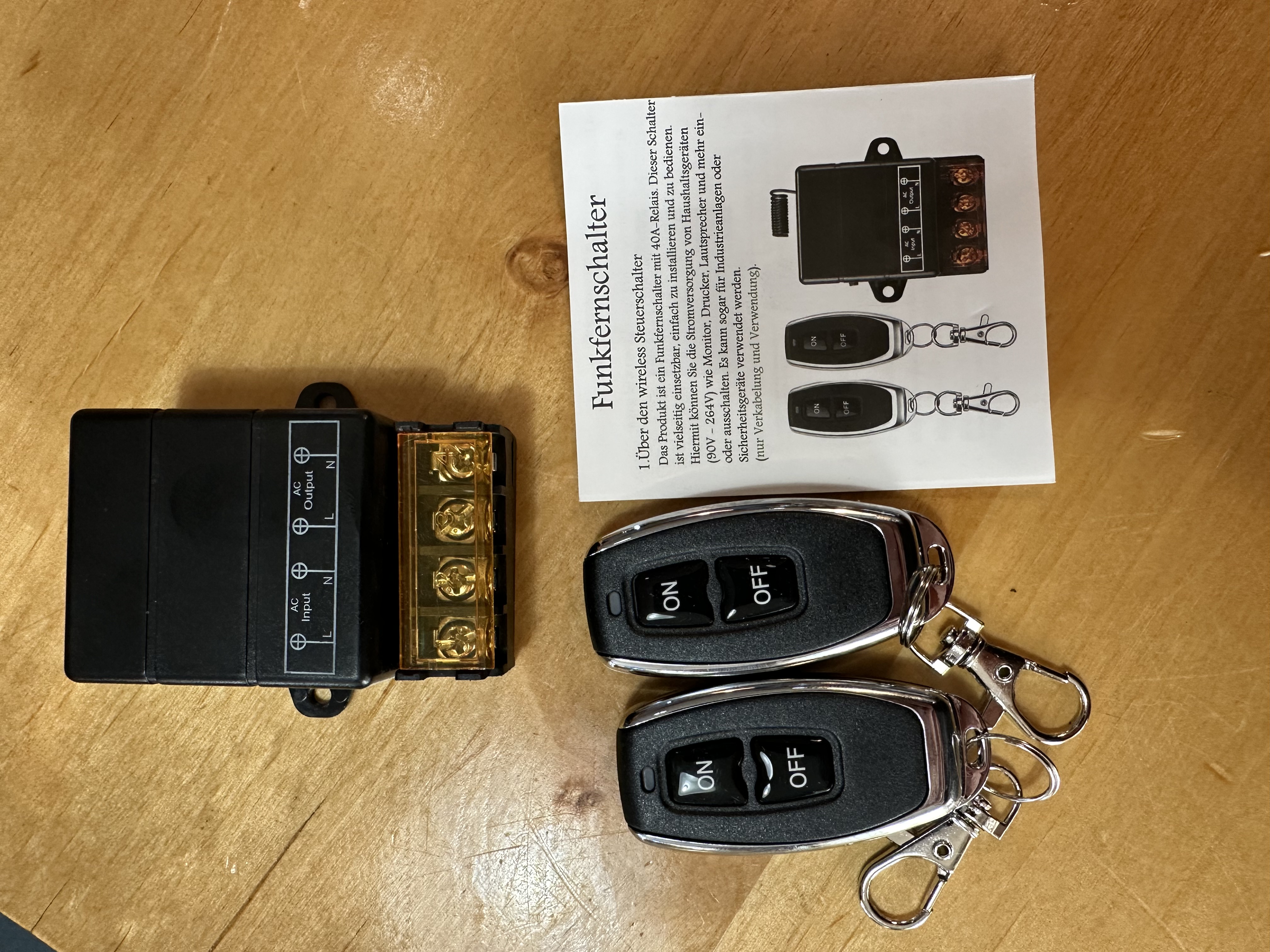 Wireless relay module project box