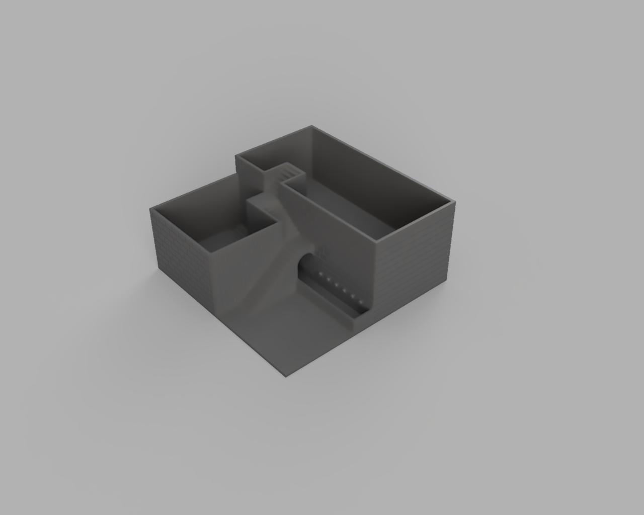 Miniatura 5 do modelo 3D Bricky succulent pot