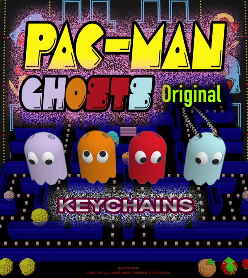 Pac-Man (Schlüsselkappen Set) 