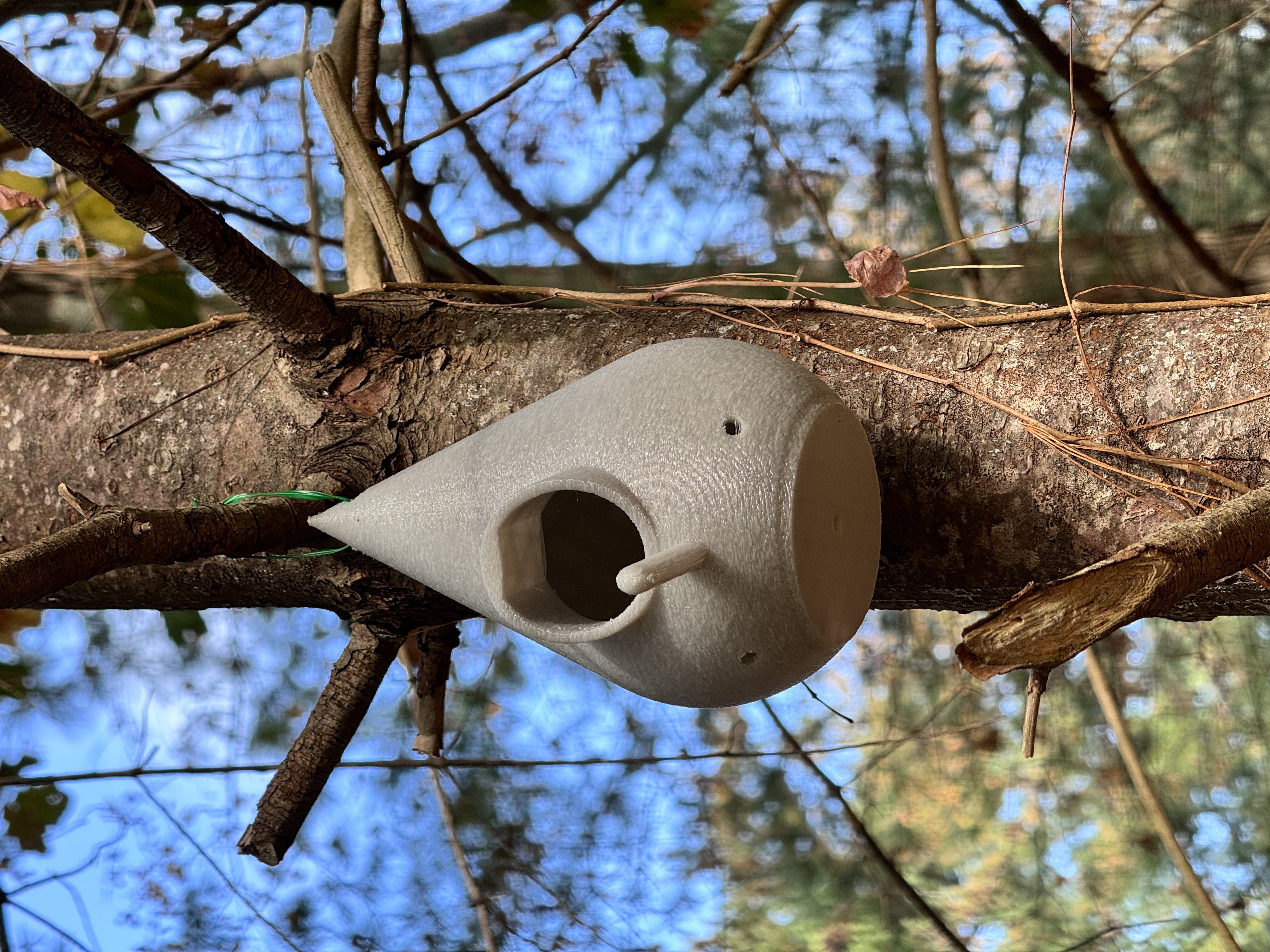 Hanging Bird House with Holes for Drainage/Air Flow