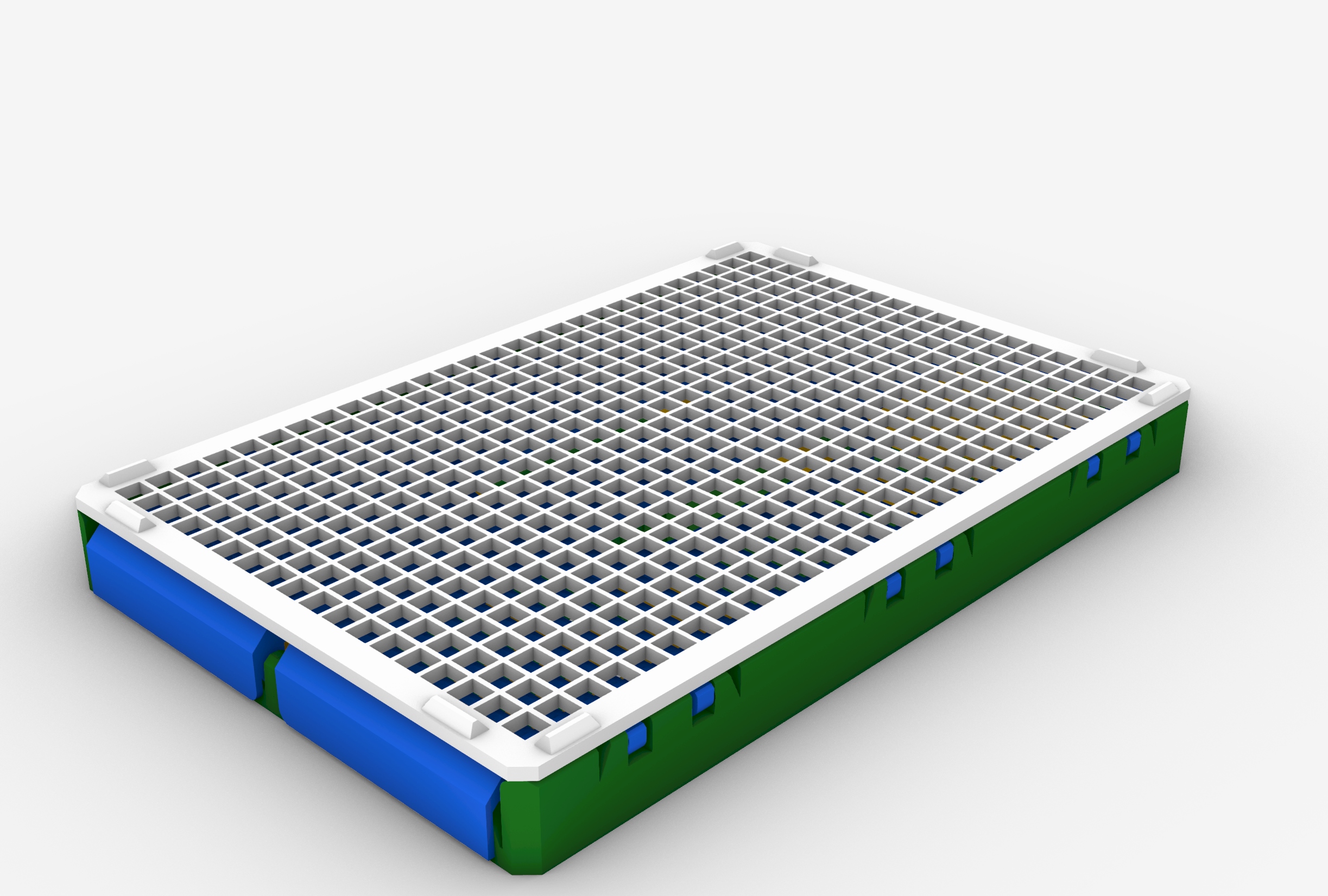 Miniatura 7 do modelo 3D Foldable and stackable Crate (S)