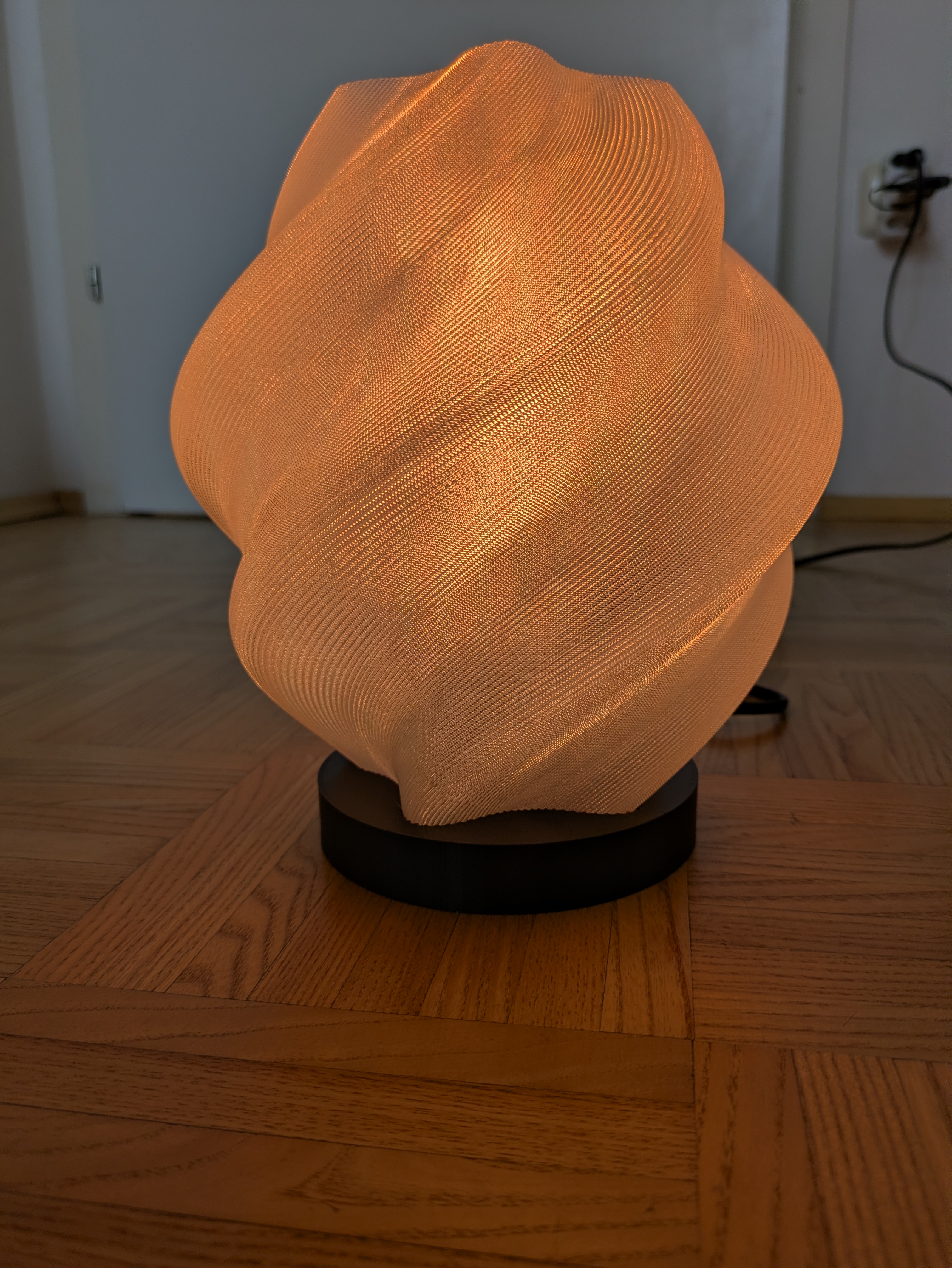 Bedside Lamp Star. Parametric model.
