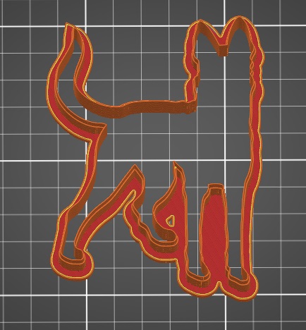 Belgian MALINOIS cookie cutter