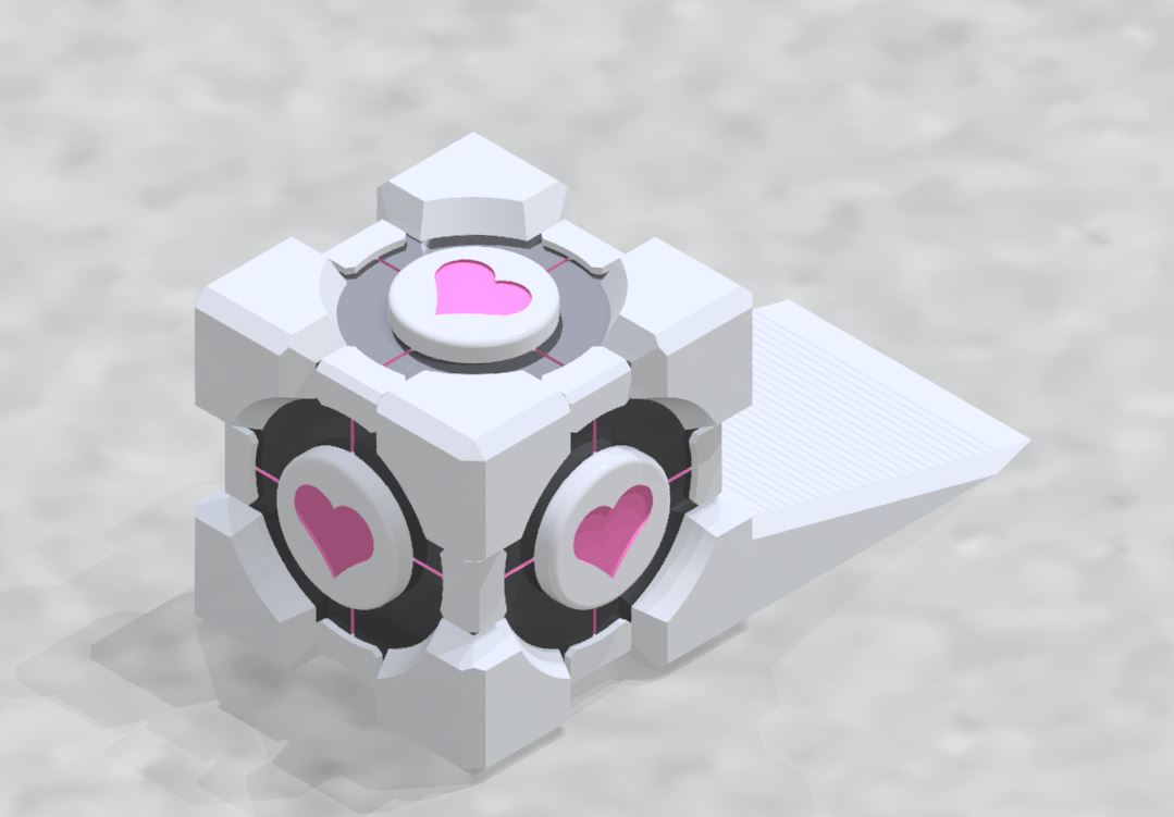 Portal Companion Cube Door Stop