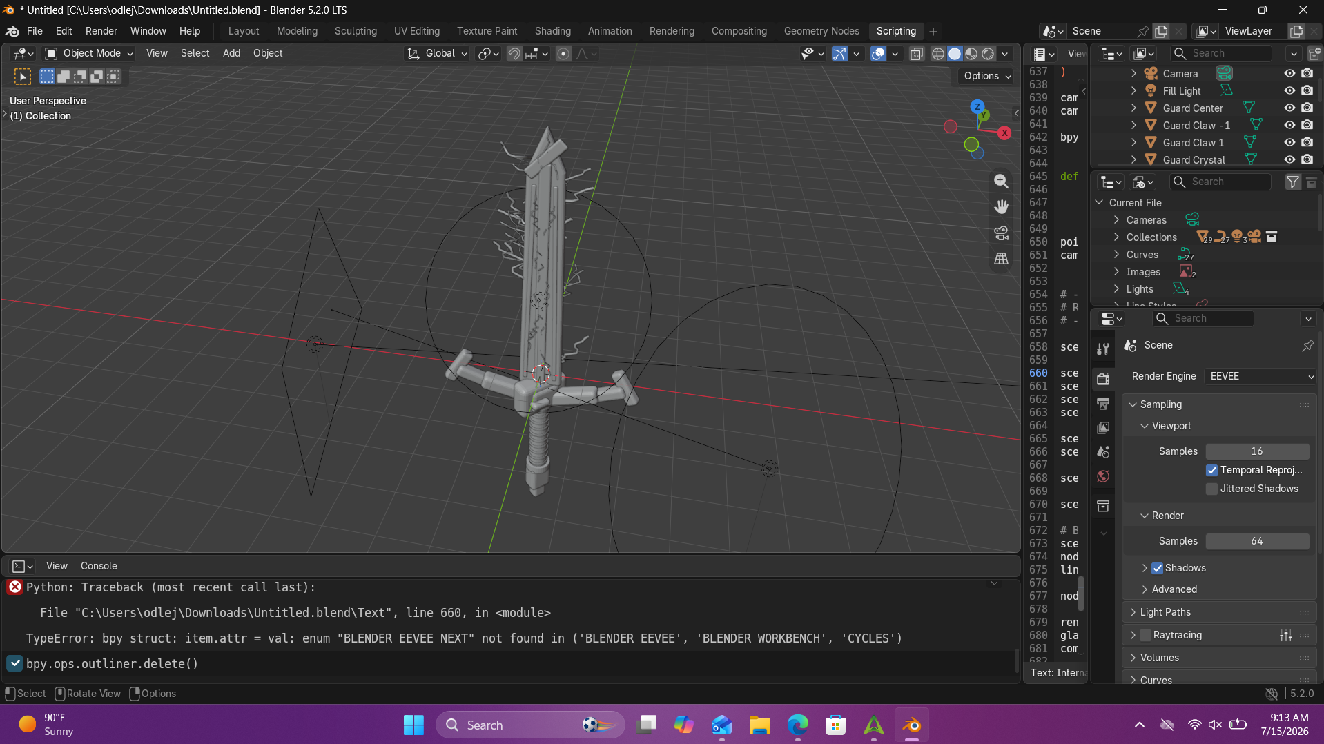 Electricity sword