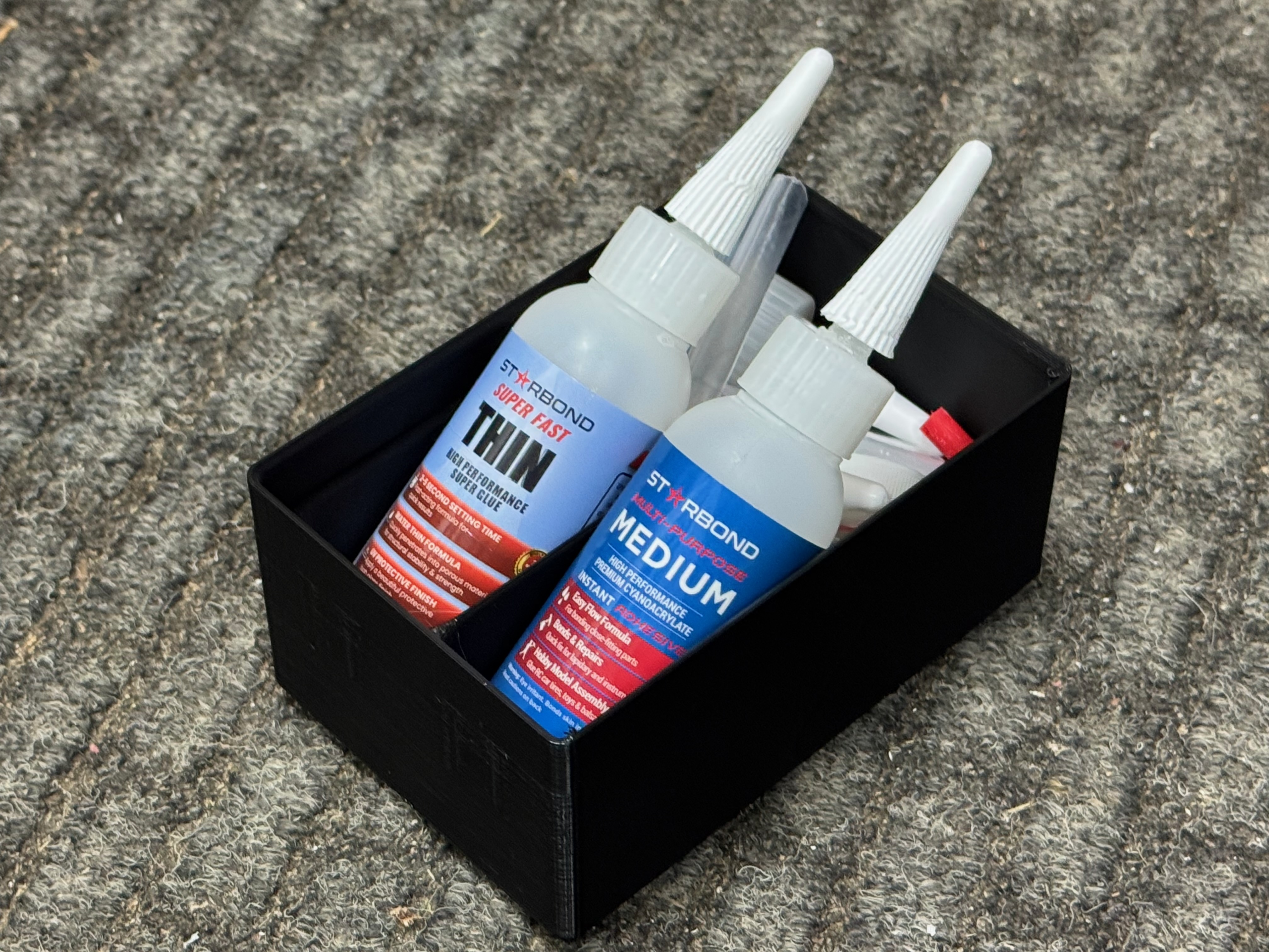Gridfinity Angled Glue Tray