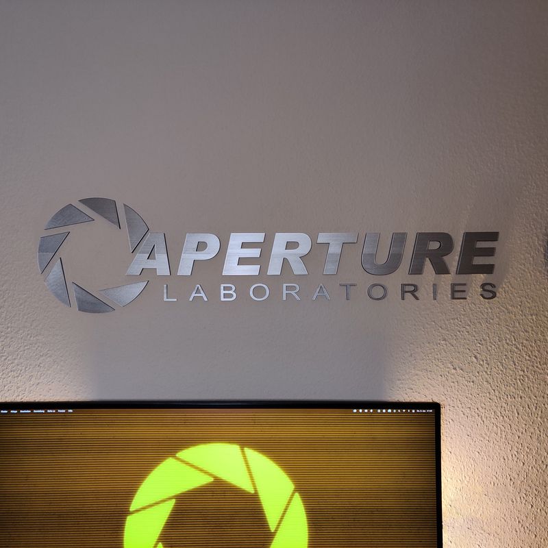 Aperture Science Laboratories Logo Aperture Science Png Images