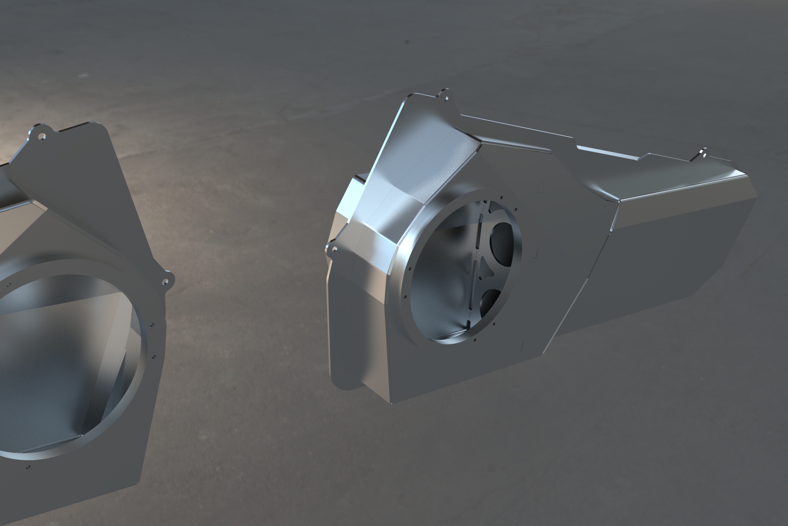 E39 door speker enclosure left + right