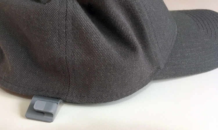 Baseball hat facemask clips — miniatura 2