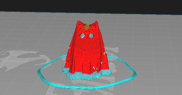 Miniatura 3 do modelo 3D Keycap Cat ghost tiny