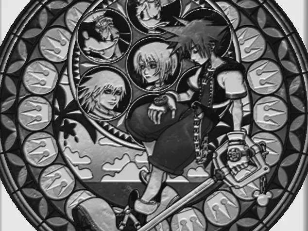 kingdom Hearts Sora Litophane