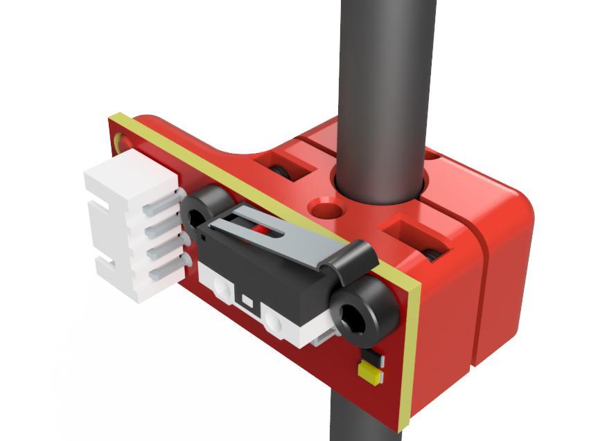 Endstop Microswitch Support & clamp for 8 mm rod