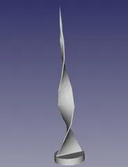 Spiral Helix Sculpture