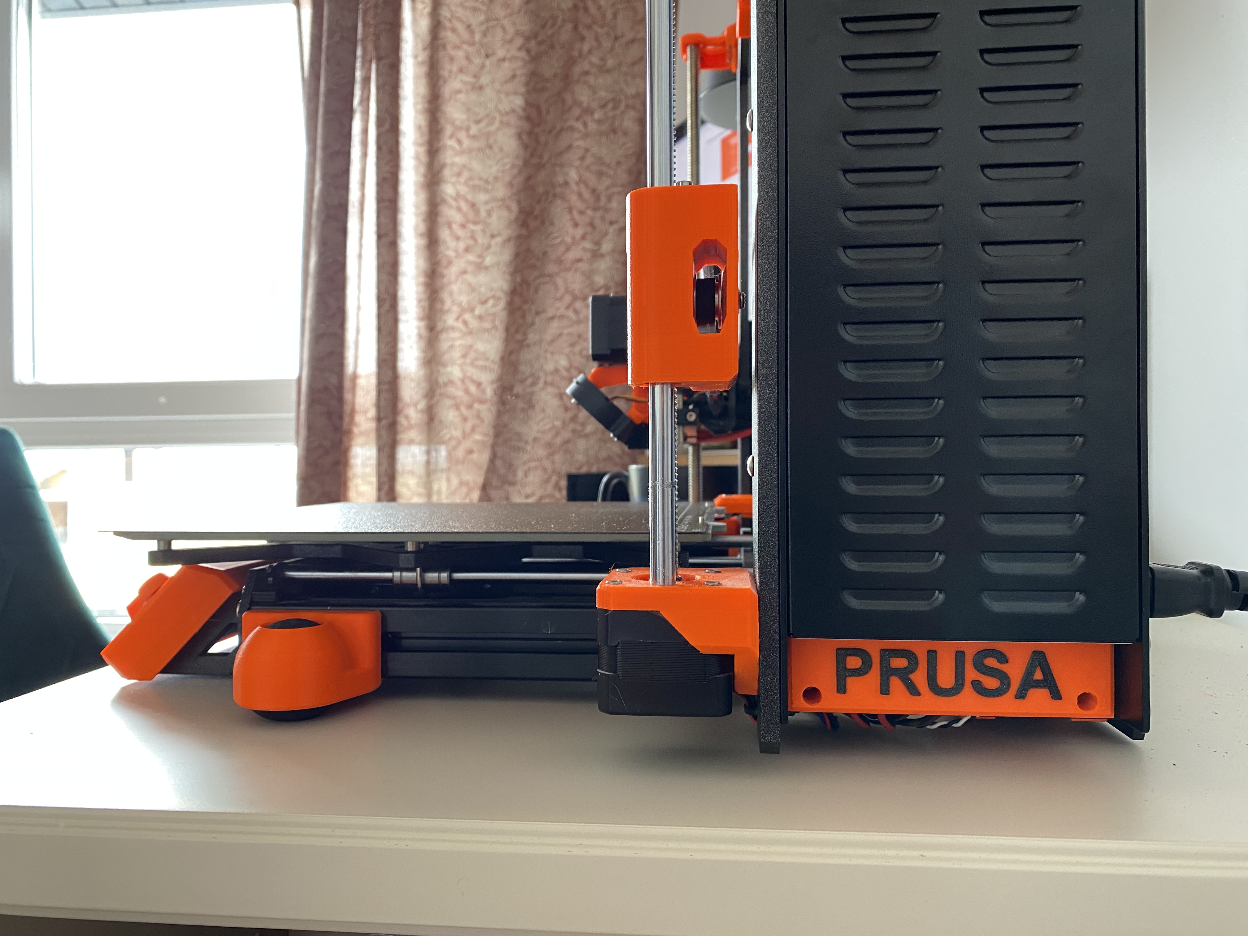PRUSA letters for PSU COVER (black PSU)