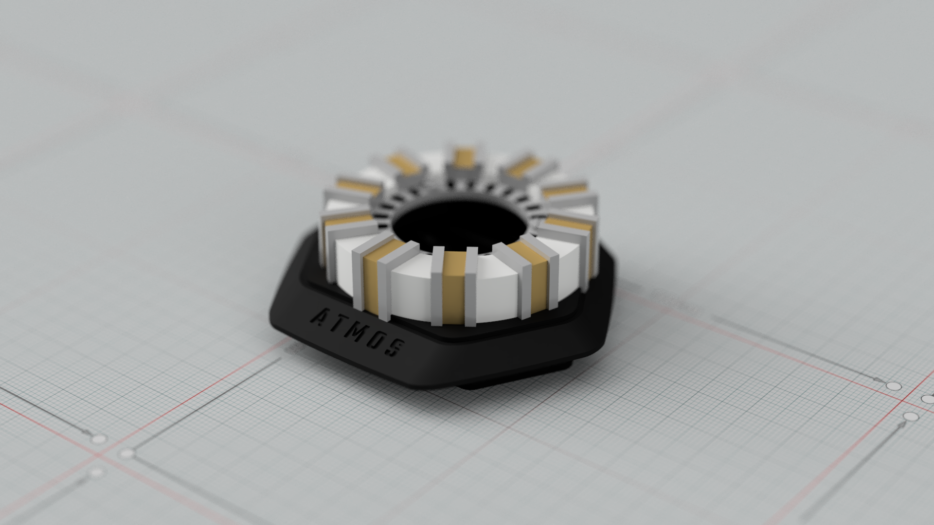MasterLiquid ATMOS - Mk. 1 Arc Reactor Badge
