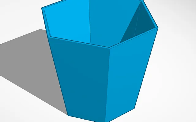 Hexagon vase hexagon vase