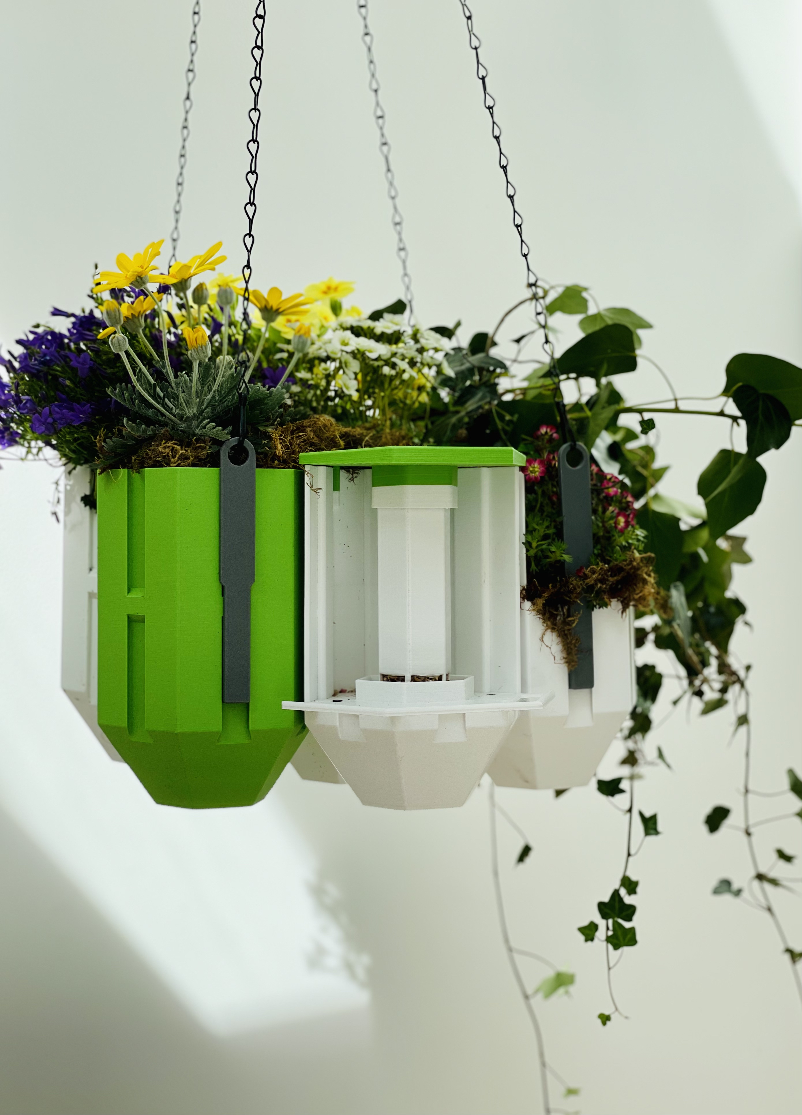The Babylon Hanging Basket (Planter) and Bird feeder - Modular