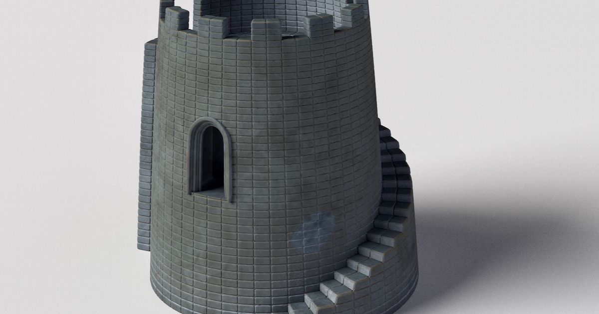 Watch Tower V1 by SteedMaker Download free STL model