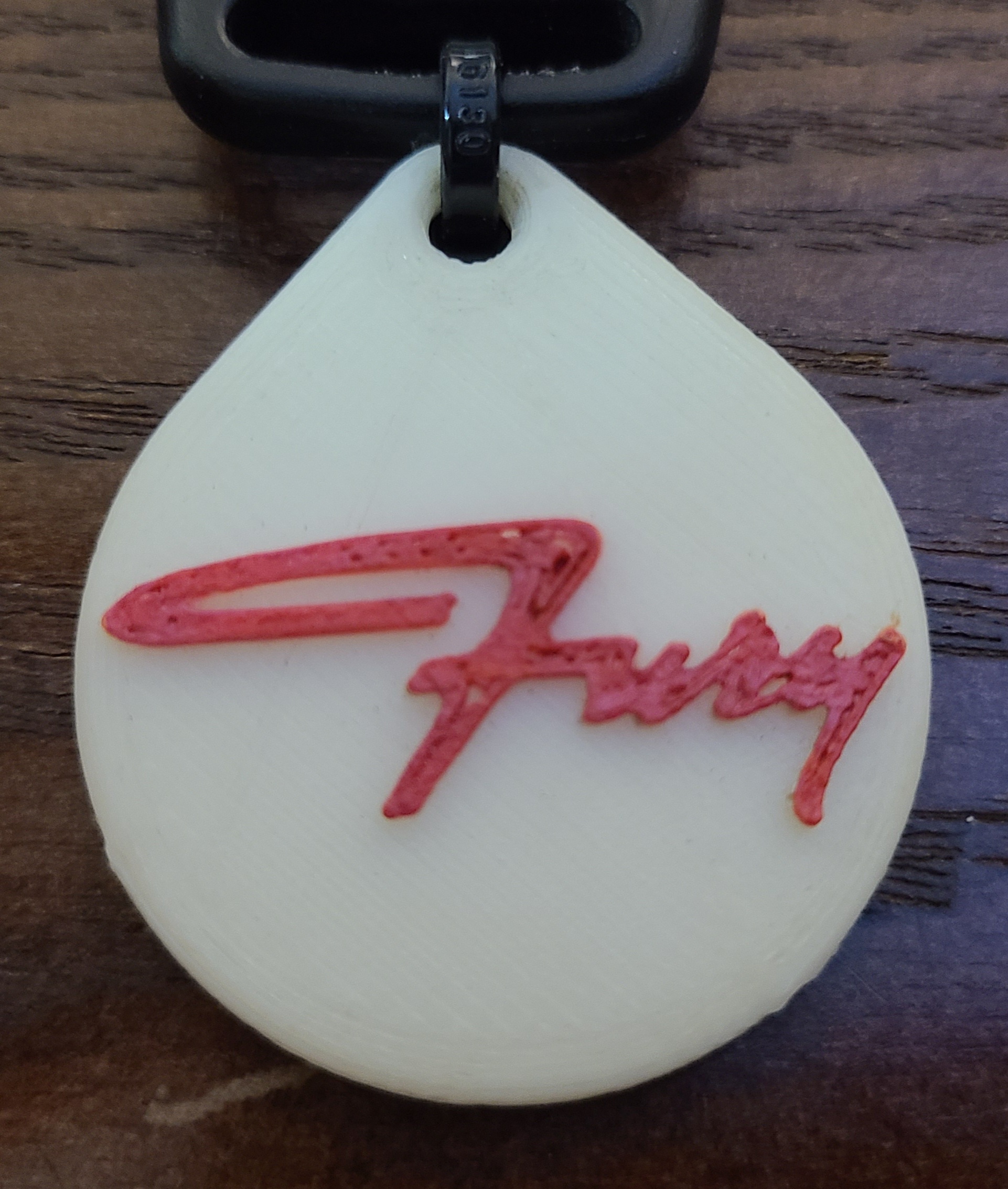 Honda Fury Motorcycle Keychain Tag