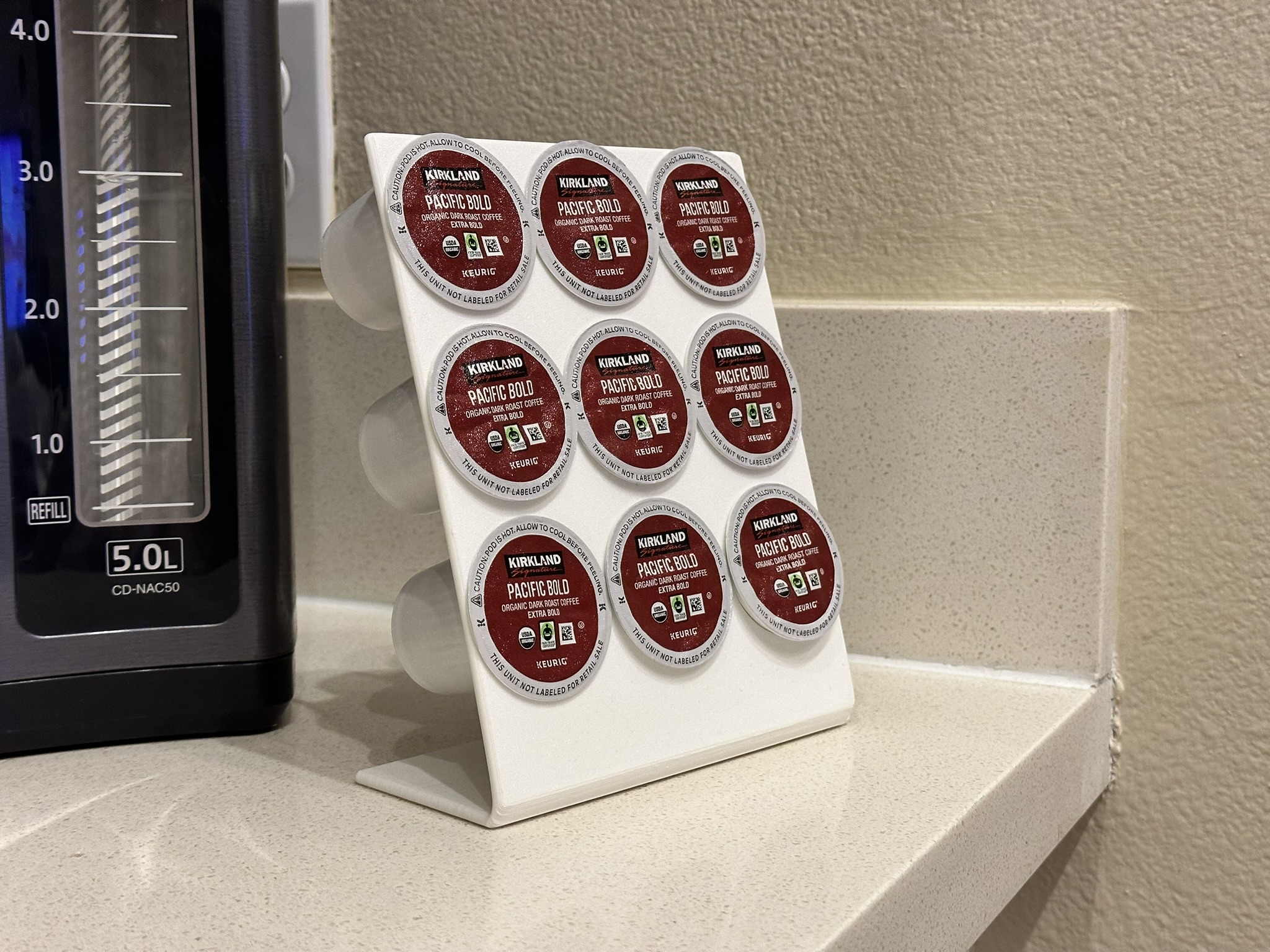 Minimalist 3x3 K-cup Holder