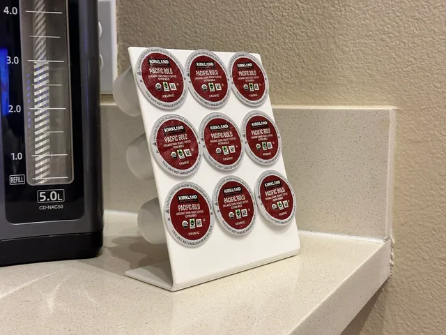 Minimalist 3x3 K-cup Holder