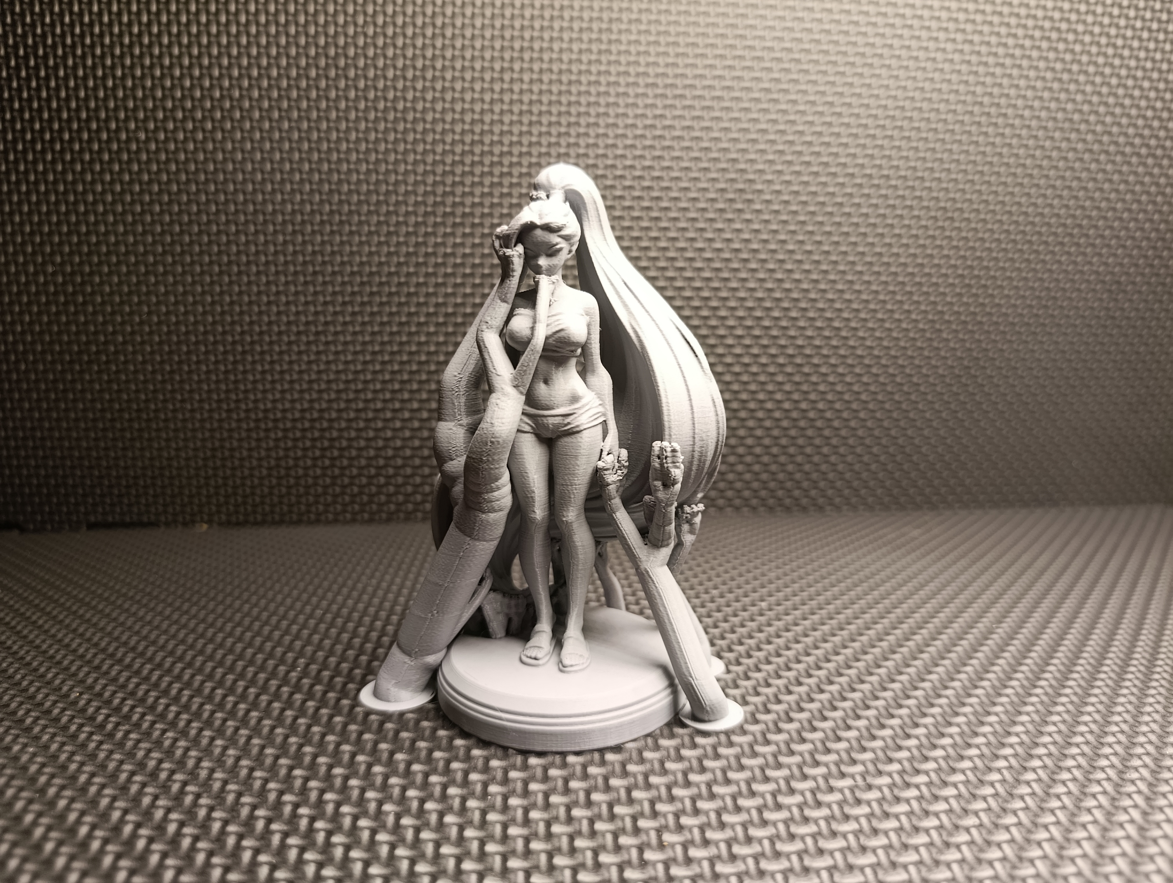 Stylized Anime Girl – Long Hair Action Figurine — thumbnail 5