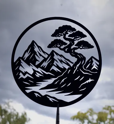 Bonsai tree silhouette by 2D Wall Art | Download free STL model |  Printables.com