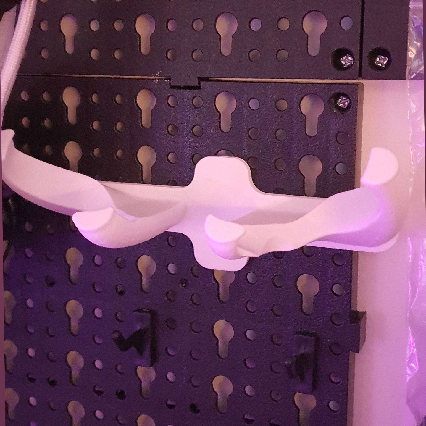 Lidl/Parkside/Horusdy pegboard mount for Quest 3 Controllers
