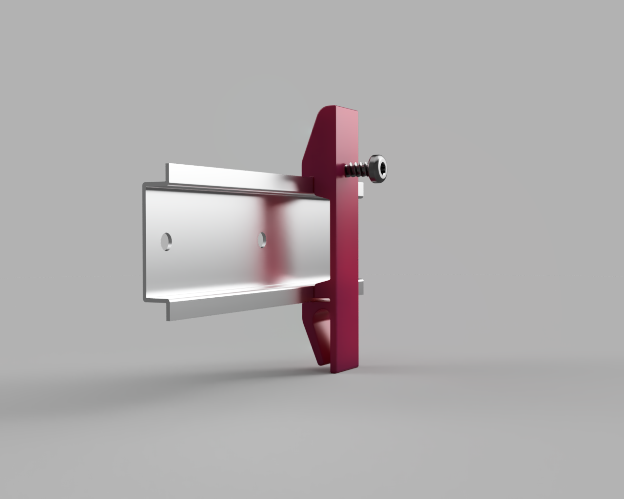 Hook for DIN rail (small items)