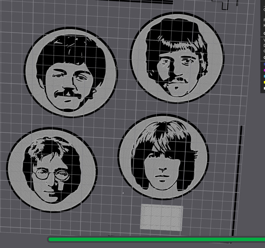Remix: flush "The Beatles" Coasters